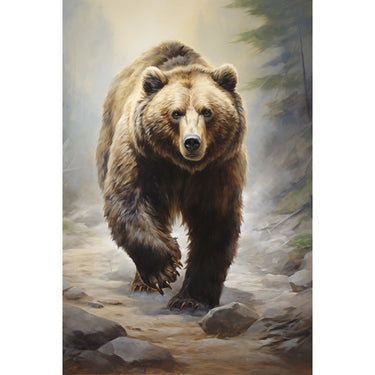 Bear Oil Canvas